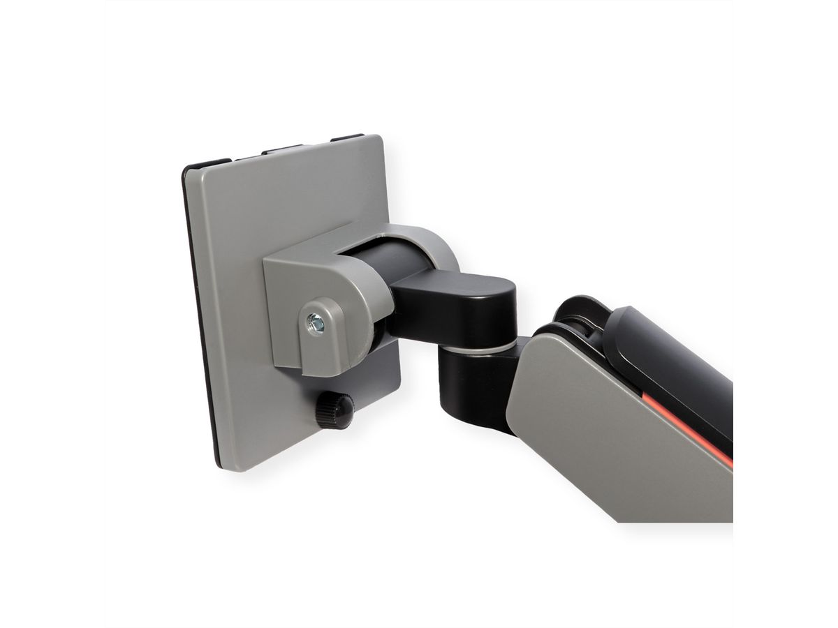 ROLINE Support LCD à gaz, fonction pivot, 5 axes de rotation, max. 20 kg