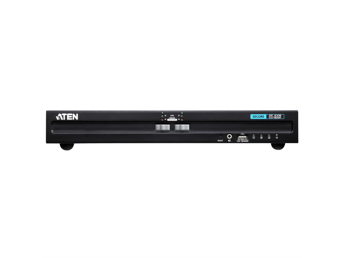 ATEN CS1182D Commutateur KVM sécurisé DVI USB à 2 ports