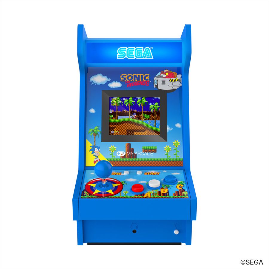 My Arcade Sonic the Hedgehog Mighty Player, Mini-Arcade, 4 Spiele, 3.5" Display