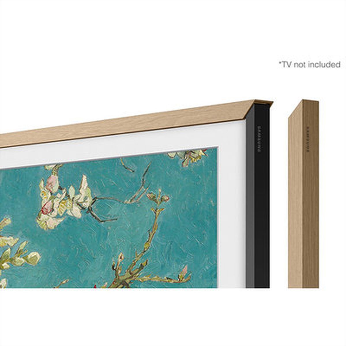 Samsung 55" Hôtel TV Frame, Cadre interchangeable Teak