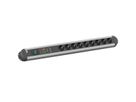 BACHMANN Multiprise Primo 9x protection totale appareil et interrupteur, Chargeur USB 60W 1xABD 0,2m GST18 INOX, 1,75 m