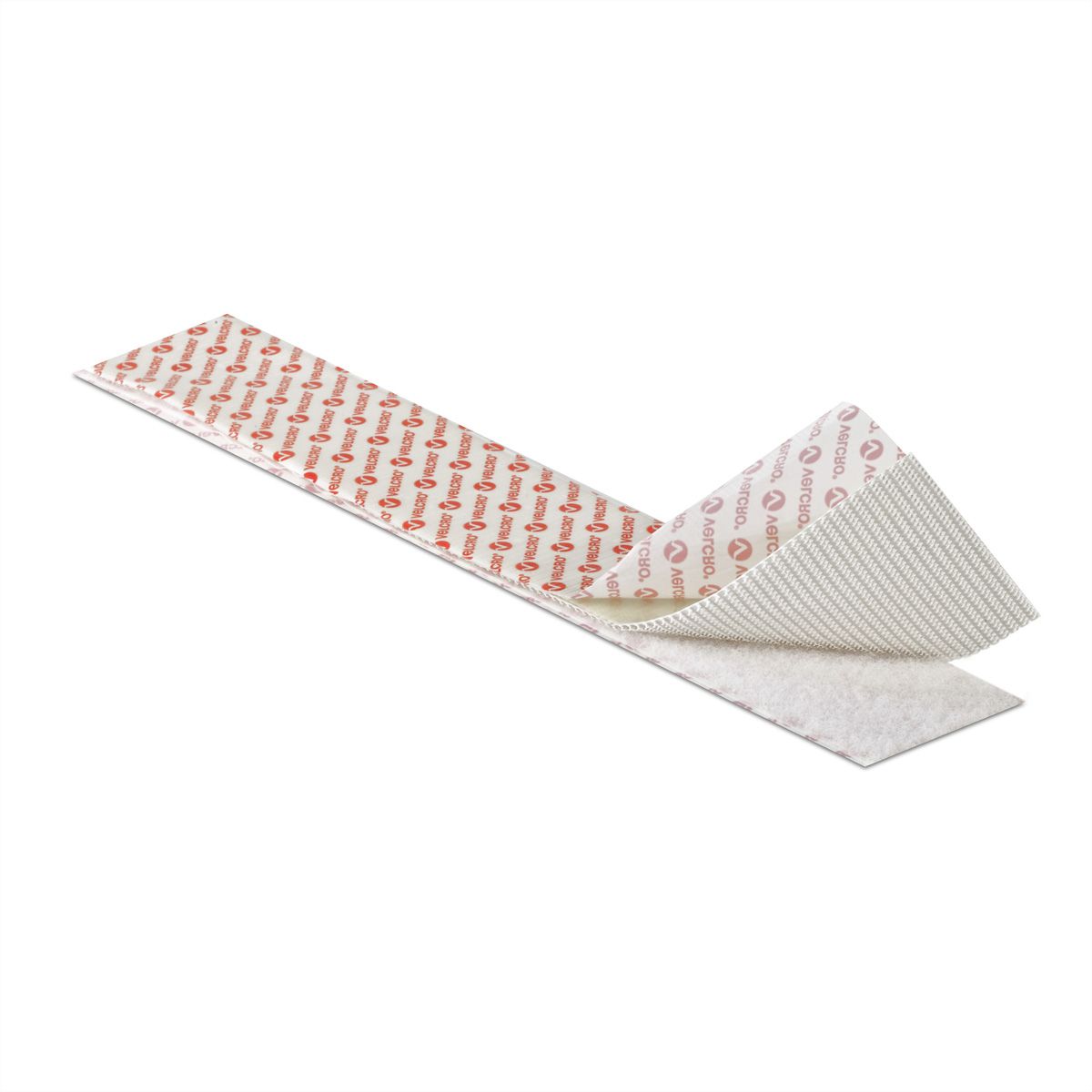 VELCRO® Bande 50mmx5m blanc, crochets&velours autocollants extra fort