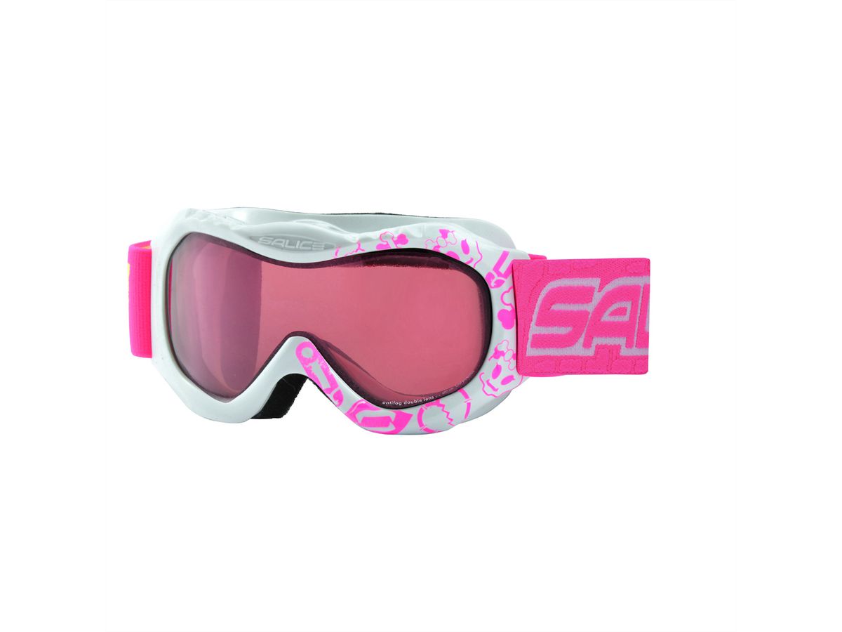 Salice Occhiali Junior Lunettes de ski, White / Pink Da Pink