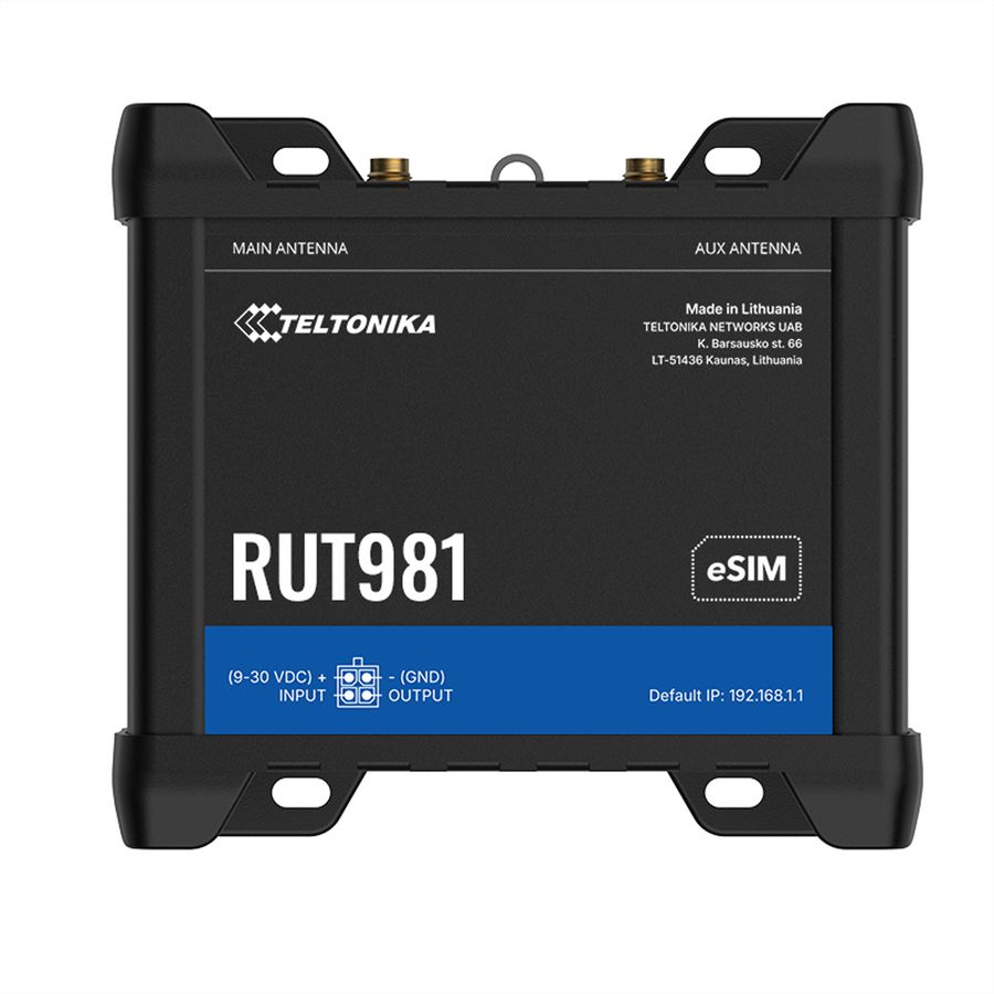 TELTONIKA RUT981 CAT4 LTE Router Dual SIM und eSIM