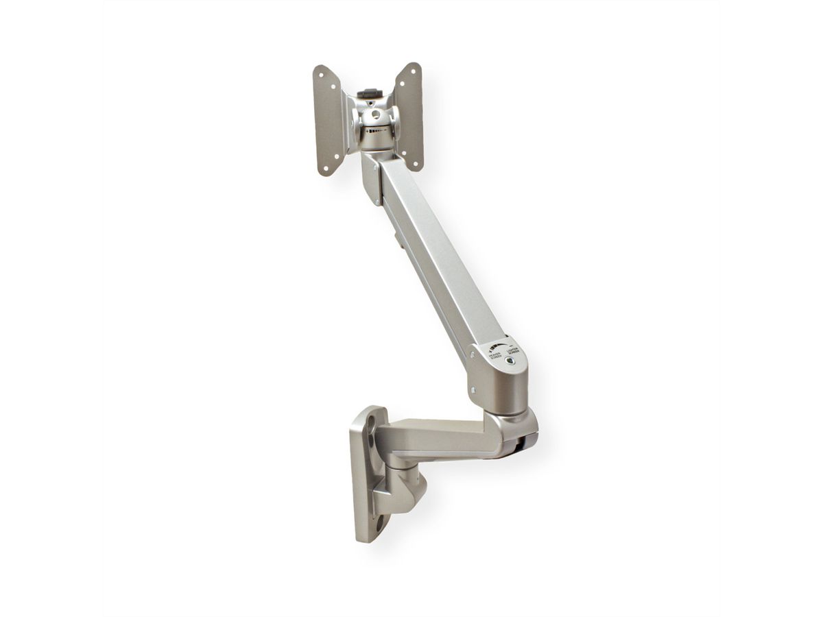 ROLINE LCD-Arm Gasfeder, Wandmontage, Pivot, bis 32 Zoll, bis 8 kg