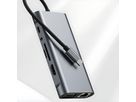 VALUE Station d'accueil USB type C, HDMI 4K60, VGA, 1x Gigabit Ethernet, 2x USB A + type C PD, 1x SD/microSD, 1x audio