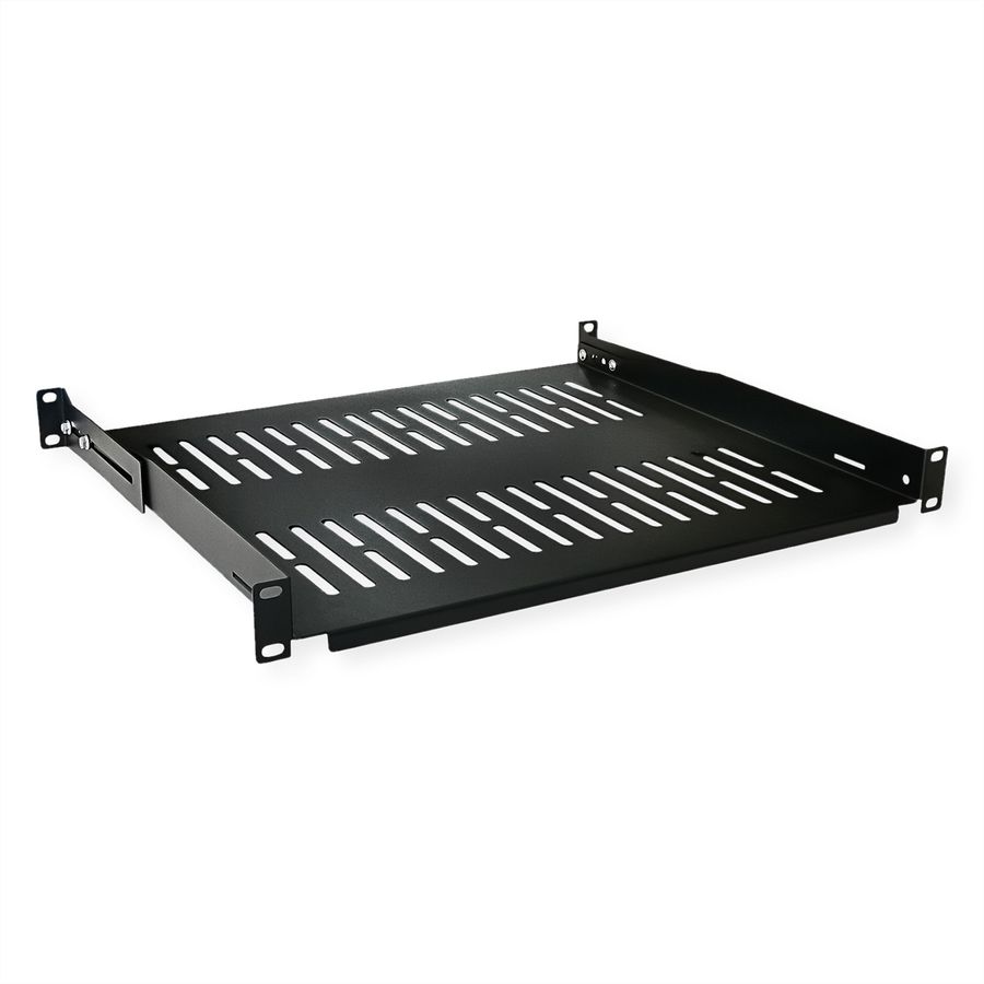 VALUE Etagère 19", 485 x 400mm, max. 25kg, noir