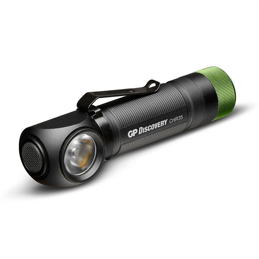 GP Discovery Lampe de travail CH35, 15-600lm, 130m de portée, 60 heures, PIX4