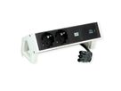 BACHMANN DESK2 2x contact de protection USB C