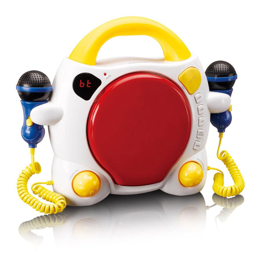 Lenco Lecteur CD Portabler KCD-011KIDS, BT, y compris 2 microphones