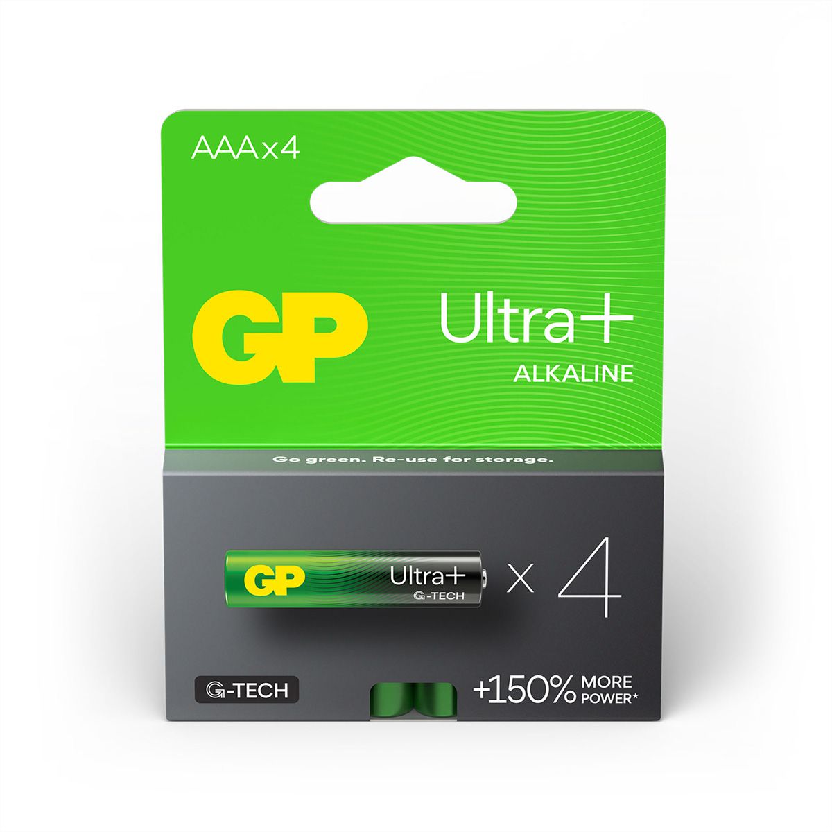 GP Batteries Ultra+ Alkaline AAA 4x
