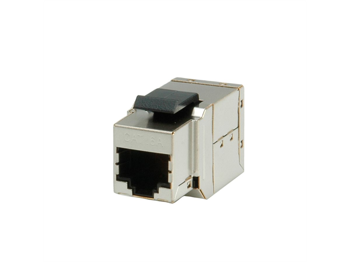ROLINE RJ-45 Kupplung, Keystone, geschirmt, Cat.6A (Class EA)