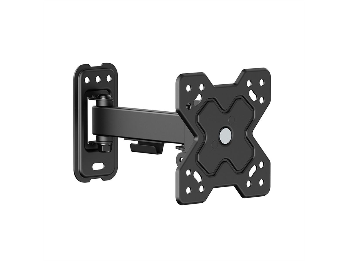 ROLINE Bras TV mural pivotant, 2 axes, 13-32 pouces, jusqu'à 20 kg