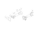 ROLINE Bras LCD standard, 4 articluations, fixation murale