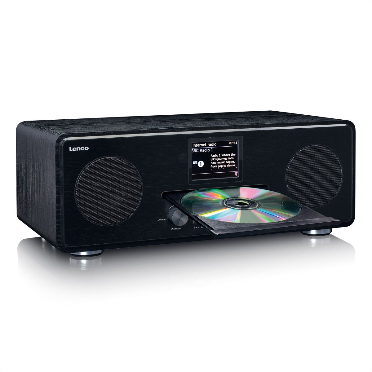 Lenco DAB+ Radio PDR-036WH, noir