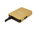 ROLINE GOLD Station d'accueil USB type C, 4K HDMI, 2 ports USB 3.2 Gen 1, 1x USB type C PD (Power Delivery)