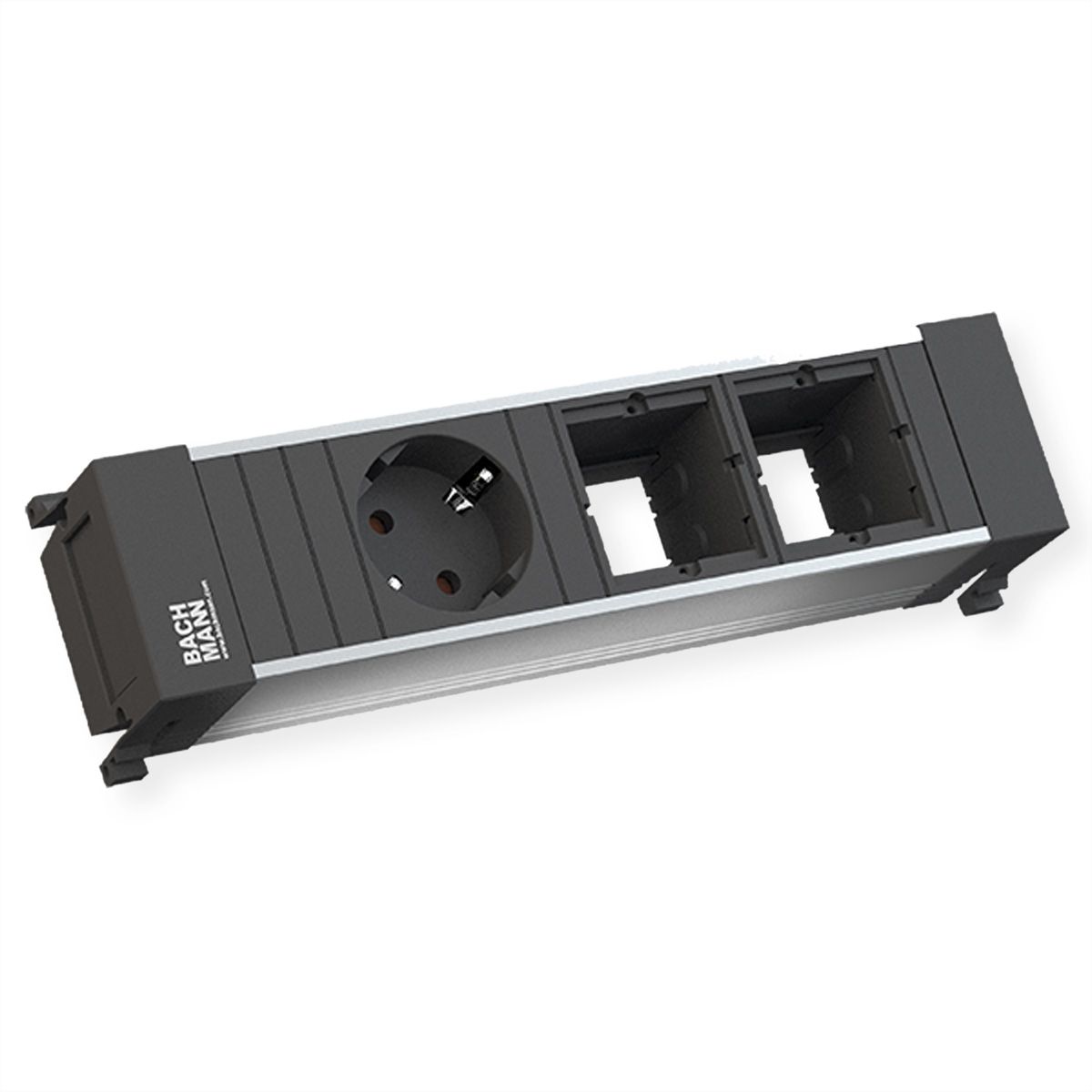 BACHMANN POWER FRAME Small 1x Schutzkontakt 2x ABD
