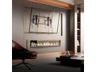 VALUE Support mural TV, très résistant, télescopique, inclinable, fixe, 55–105 pouces, jusqu'à 80 kg