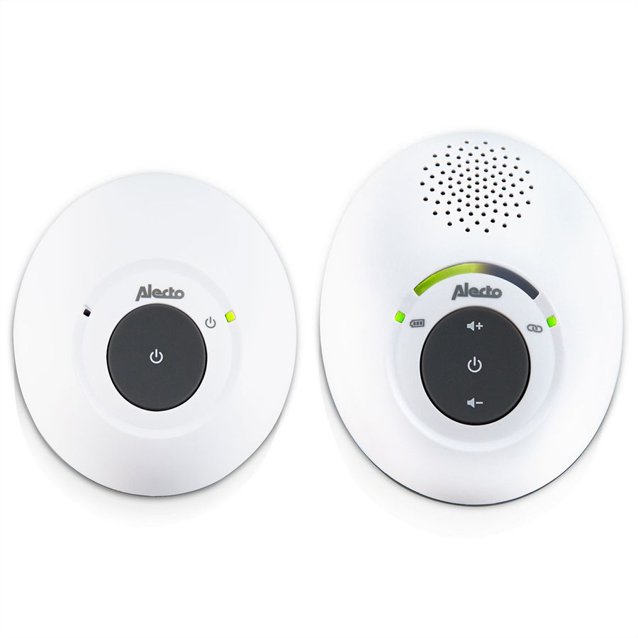 Alecto Téléphone bébé DECT Full Eco DBX-115, blanc, batterie, DECT, 50m/300m