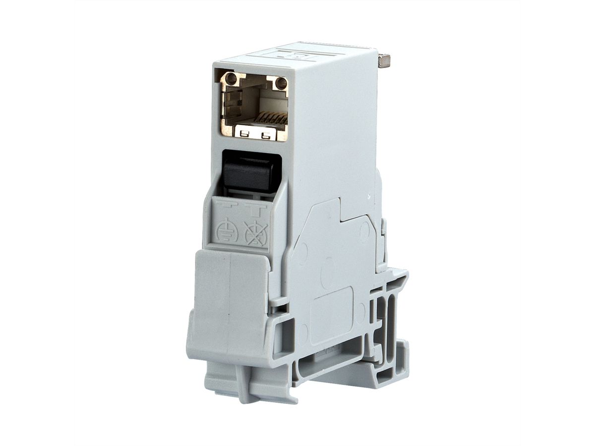 METZ CONNECT E-DAT Industry TS35, field jack insert PROFINET