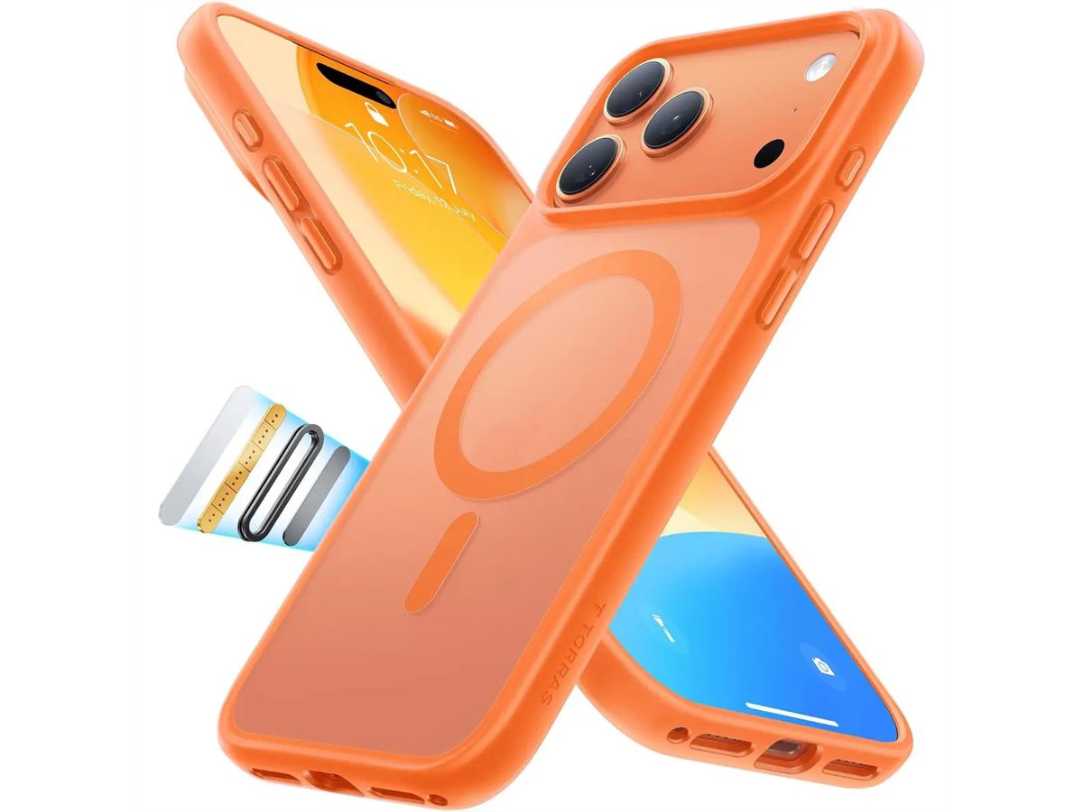 Torras Guardian Schutzhülle, iPhone 17 Pro Max, MagSafe, orange