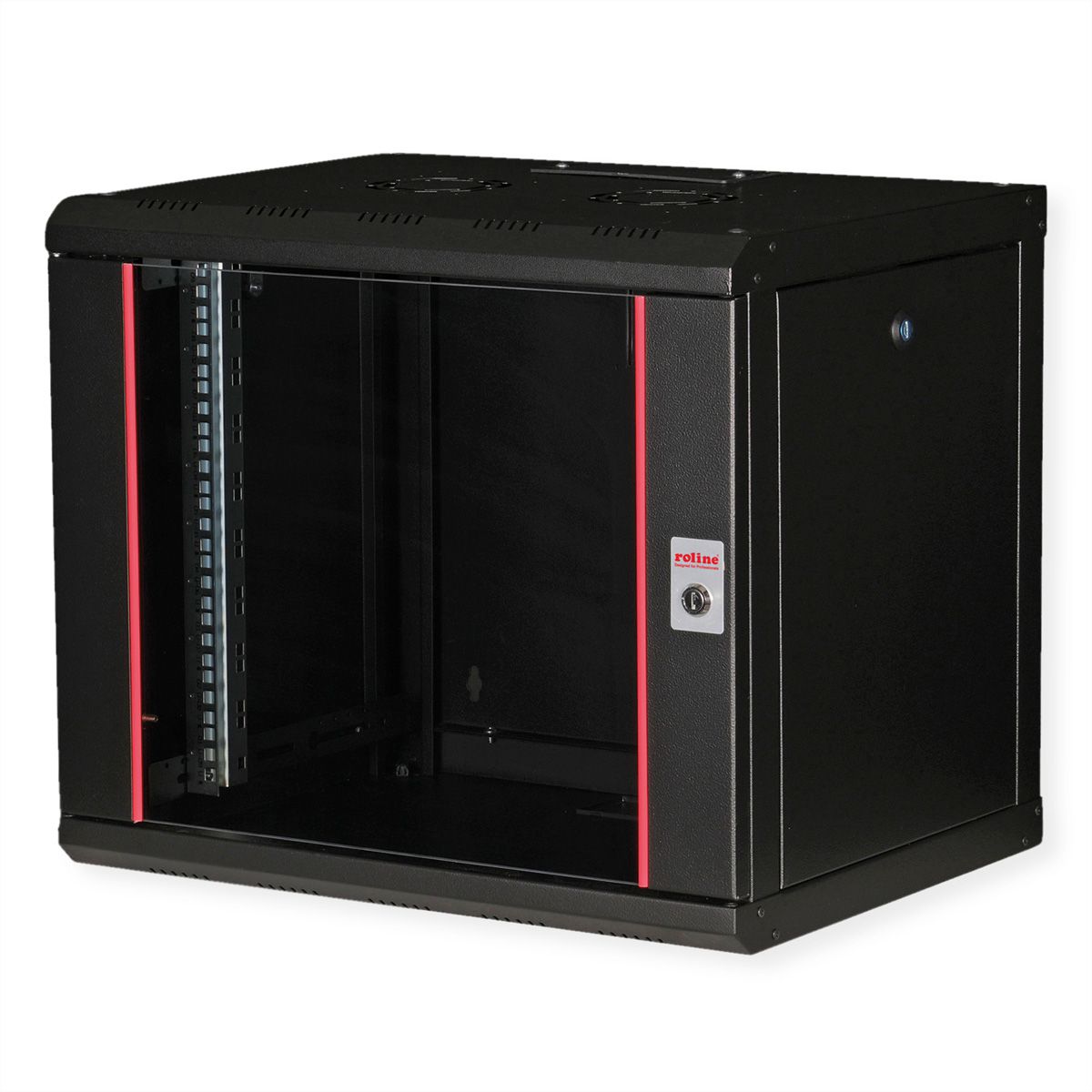 ROLINE 19" Boîtier mural Pro 9U, 600x450 LxP noir