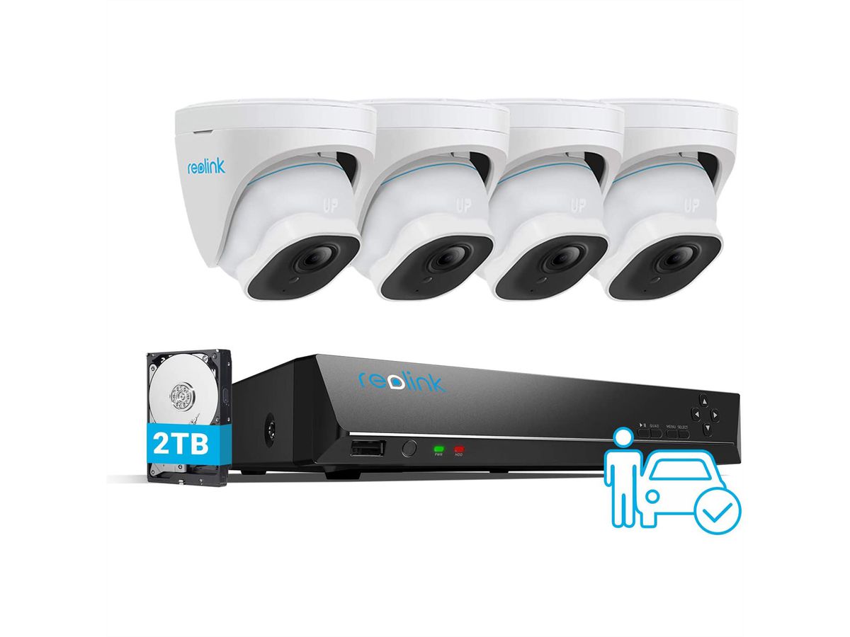 Reolink RLK8-820D4-A Überwachungssystem in 4K UHD mit smarter Personen- / Autoerkennung