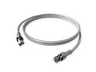 EasyLan DualBoot PushPull IP20 Patchkabel, Kat.6 (Class E), grau, 1 m
