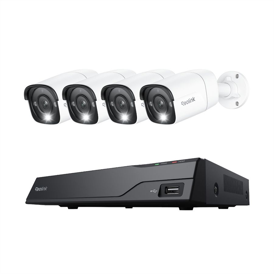 Reolink NVS8-12MB4 Kamera Kit 8-CH, 4x P340 12MP