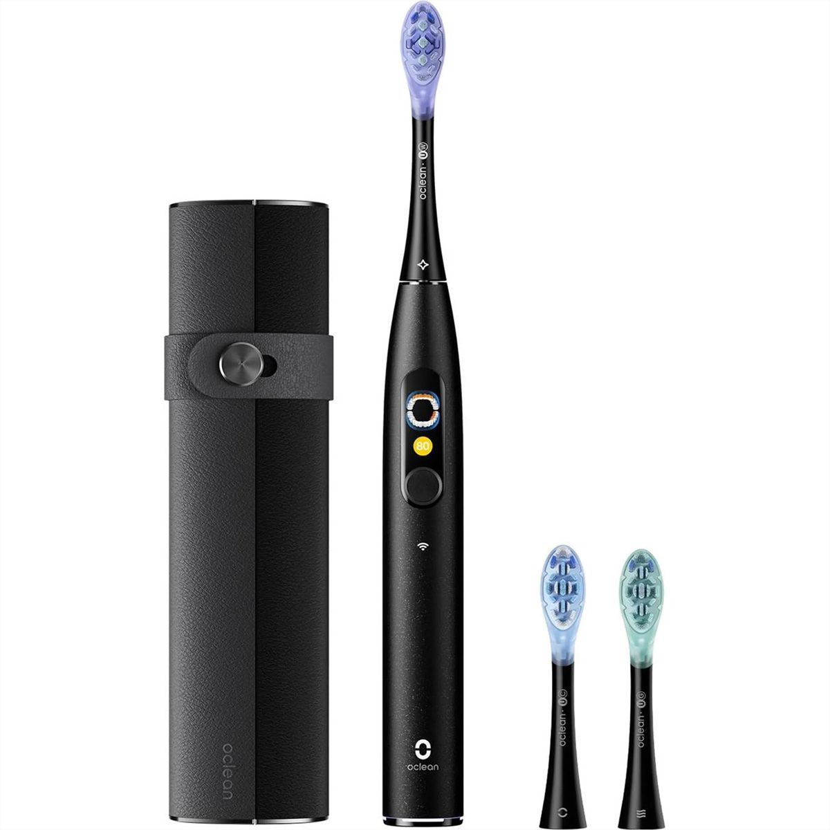 Oclean X Ultra 20 Set brosse à dents sonique vert, 84’000 mouvements/min, écran tactile intelligent, autonomie 40 jours