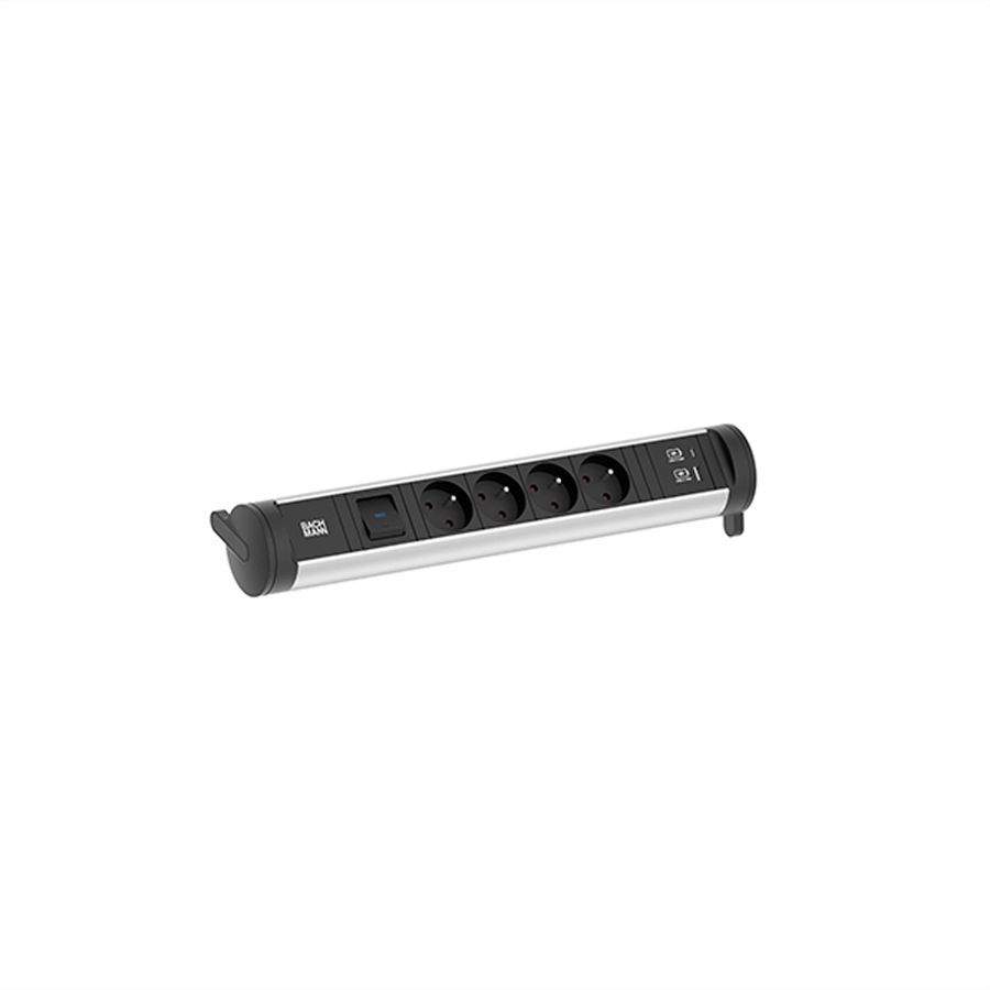 BACHMANN CYCLE Base 4xUTE 1xSchalter 1xUSB A/C 22W 0,2m GST18