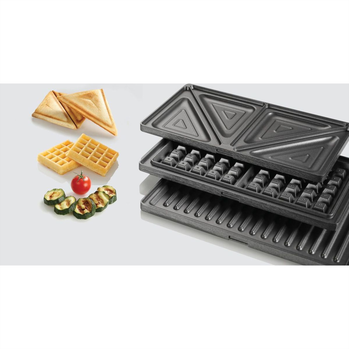 Gorenje Sandwichmaker SM703GCG, 700W, silber