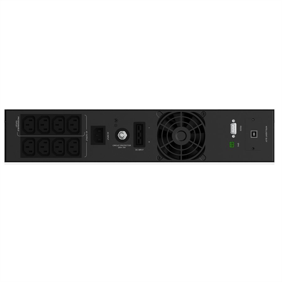 AEC IST3J 1kVA - Online Rack USV – 3x 9Ah interne Batterien - 3 Min. Autonomie bei 100% Last