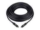 ATEN UE3415F aktives optisches Ultra HD-Kabel mit USB-C, schwarz, 15 m