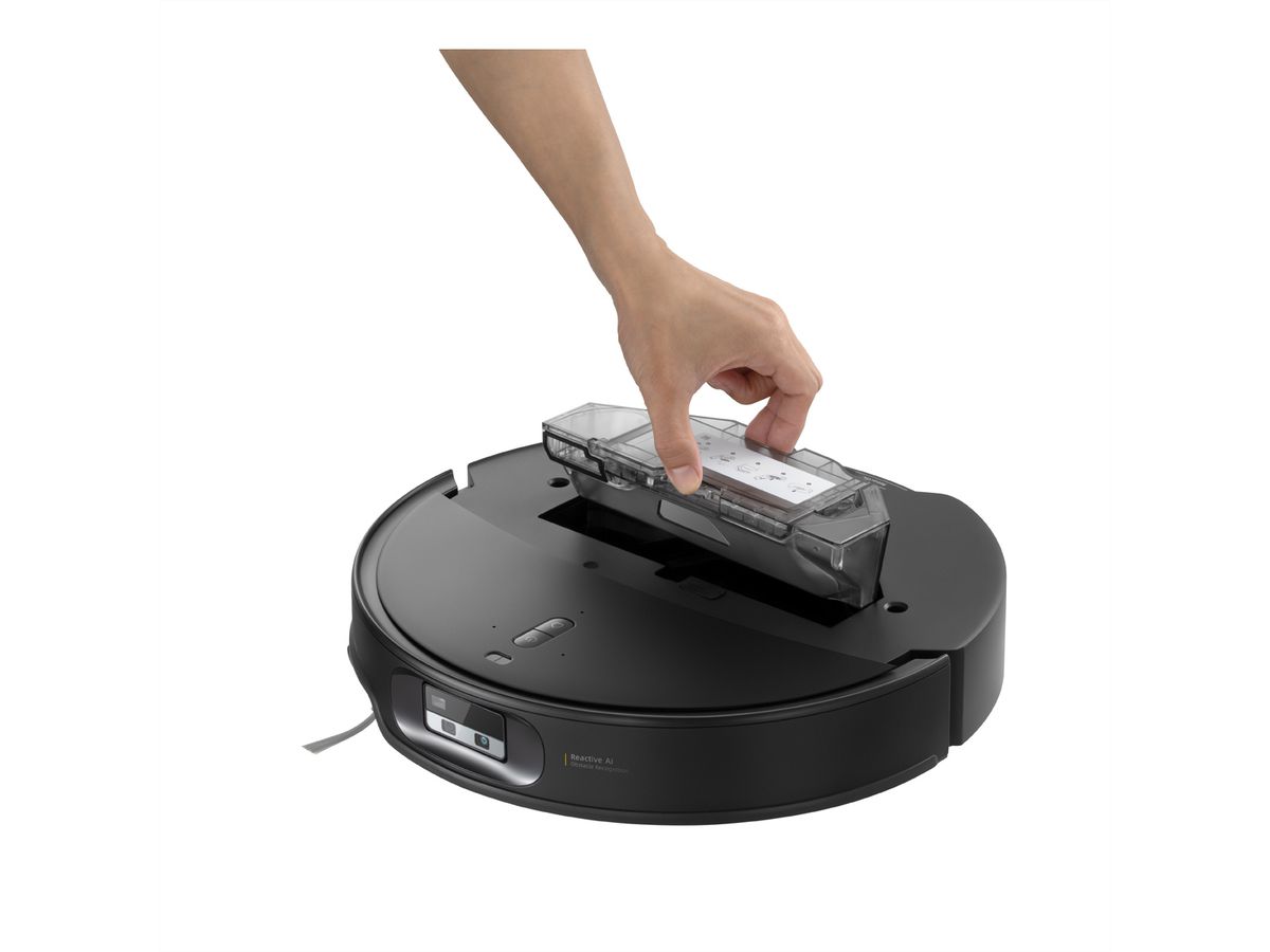 Roborock Saugroboter Qrevo Edge 2X, schwarz, Saug/Wischroboter
