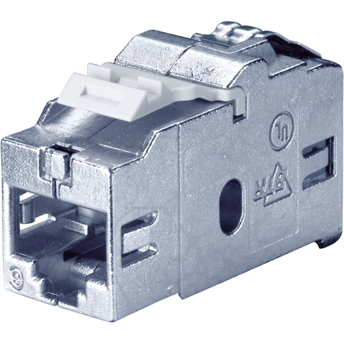BACHMANN Keystone CAT6 STP Coupleur RJ45 blindé, argent