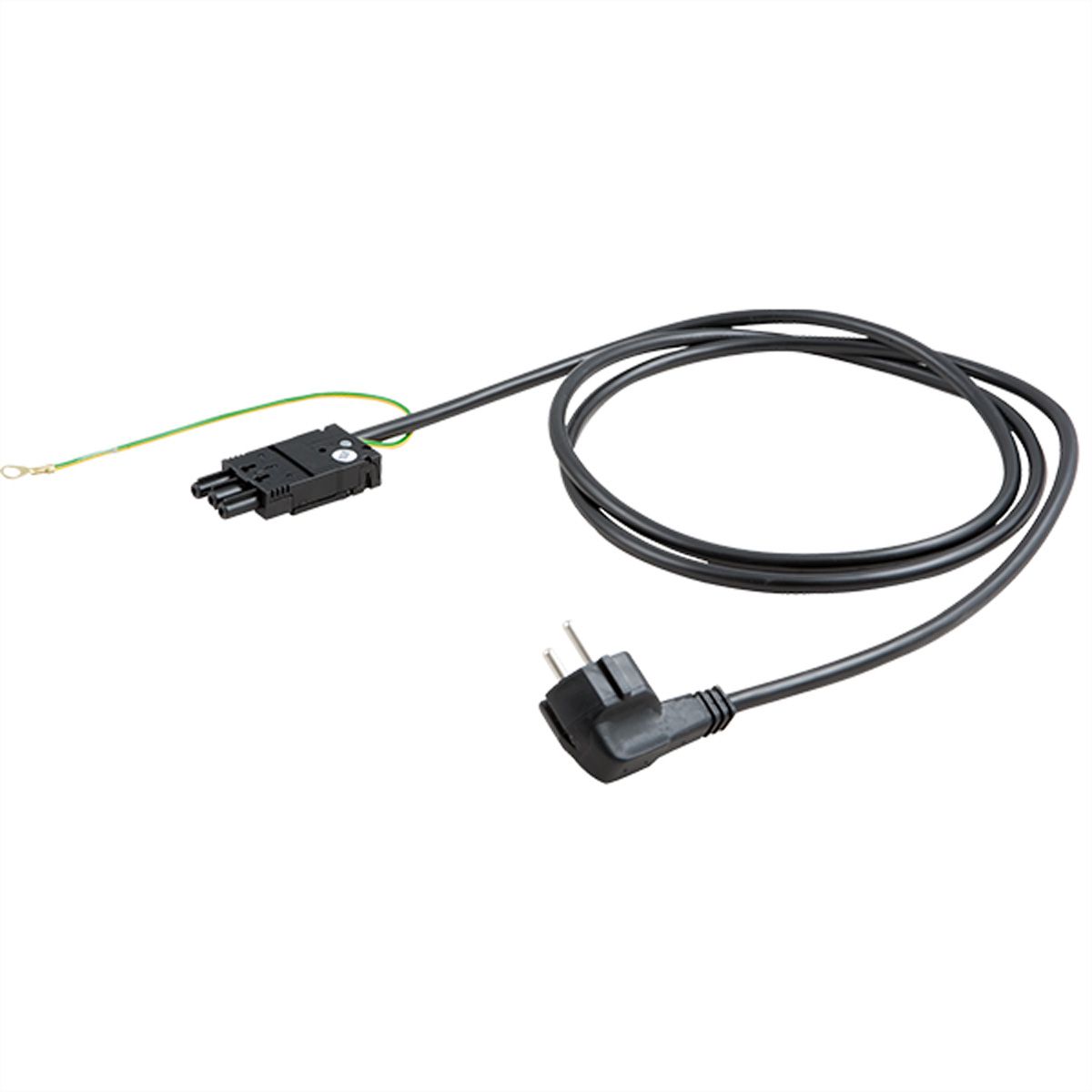 BACHMANN Câble CEE7/7 5m, Connecteur GST18, noir, 5 m