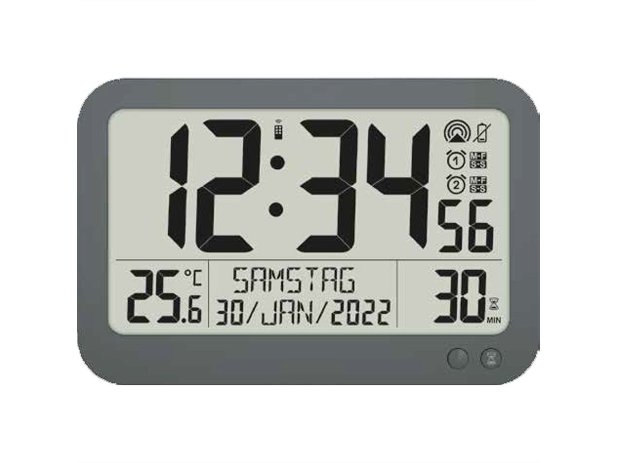 Technoline Stat. de clima intén WS 8026, Temperature display, date, timer, snooze function