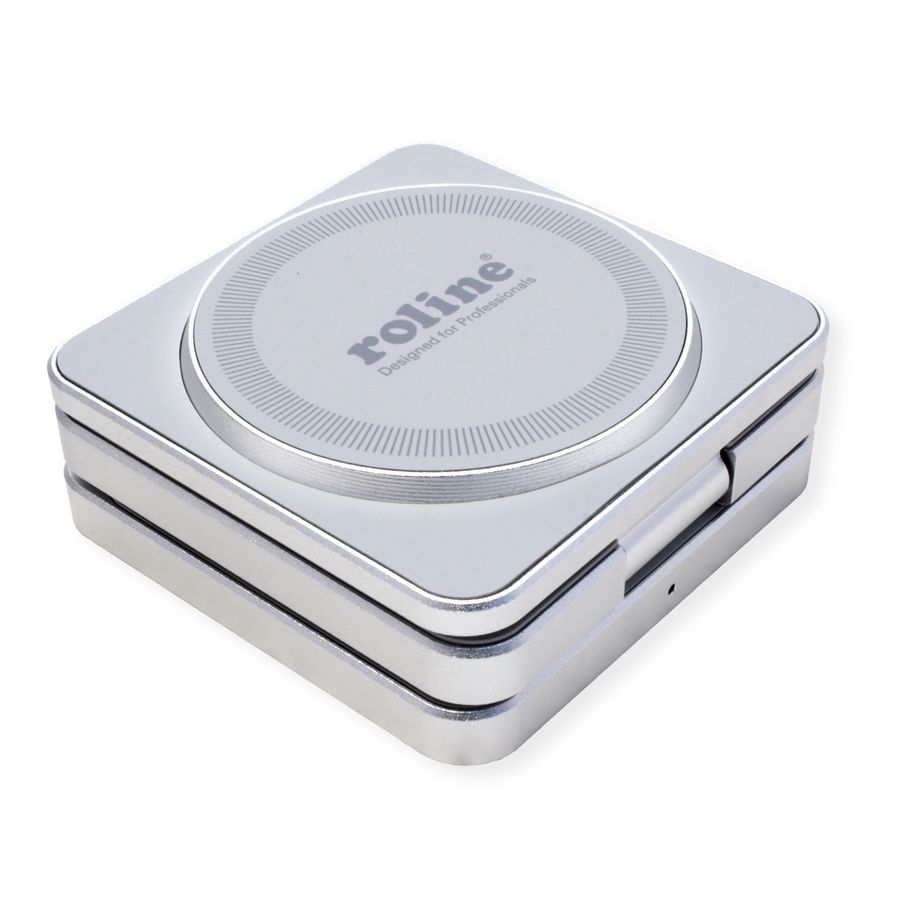 ROLINE 3-in-1 Induktions-Ladestation, faltbar, für Apple