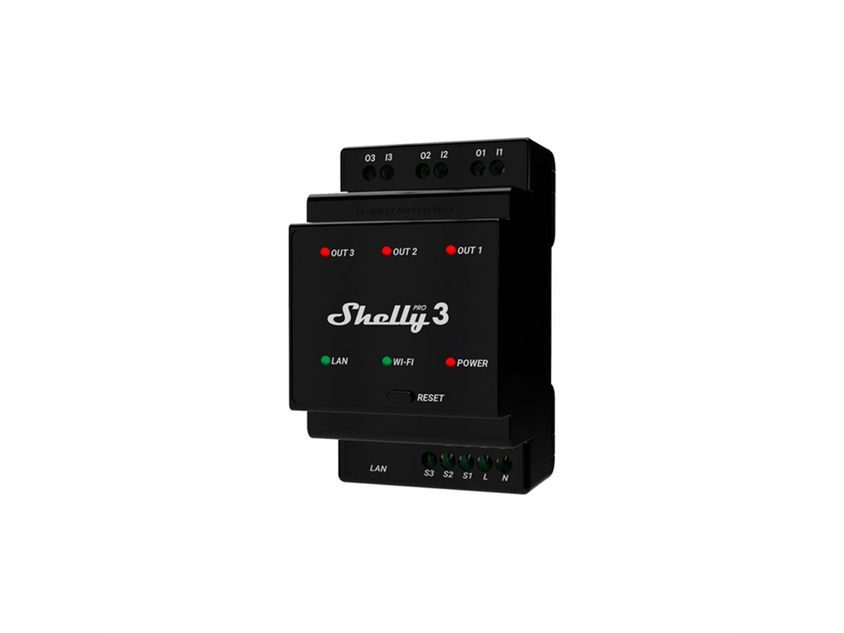 Shelly  Actionneur de commutation PRO 3