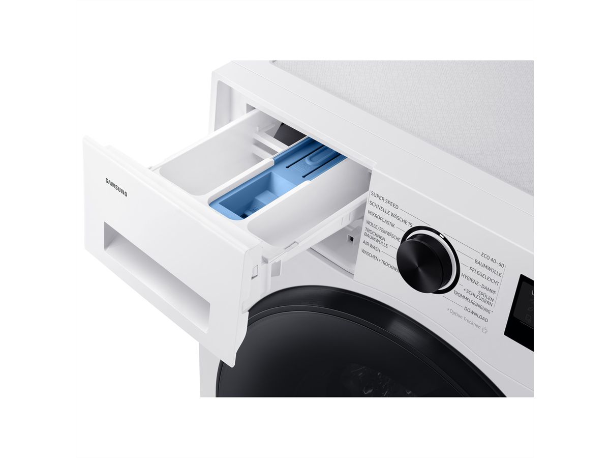Samsung Lave-linge séchant WD5000H  WD90HG5U34BEWS, Blanc, D/A-30%, AI