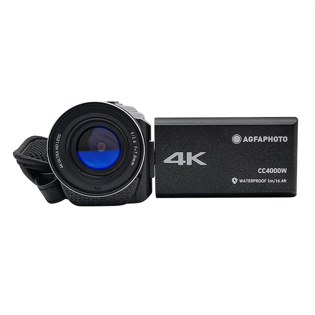 Agfa 4K Waterproof Camcorder CC4000W, Black