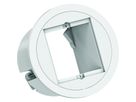 BACHMANN PIX 1xCM RAL9010 Anneau décoratif aspect inox