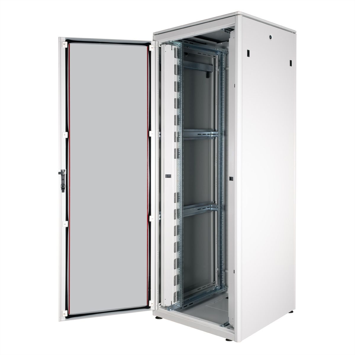 ROLINE 19-Zoll Netzwerkschrank Pro 47 HE, 800x800 BxT Glastür grau