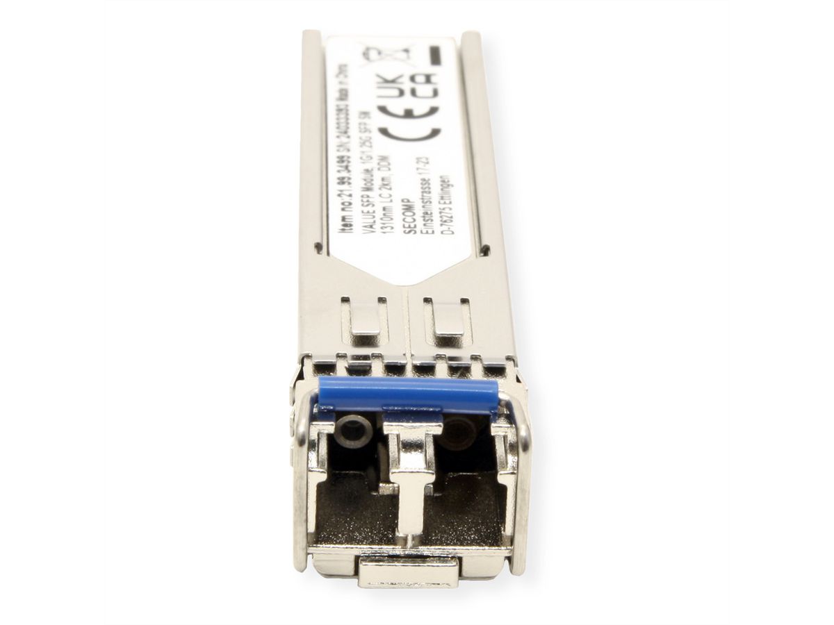 VALUE Module SFP (MiniGBIC) LX/LC, 1/1,25G, Single Mode 1310nm, max. 2km