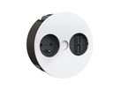 BACHMANN TWIST 1xUTE 1xUSB Charger Strom 2,0m AEH,RAL9010 30GE