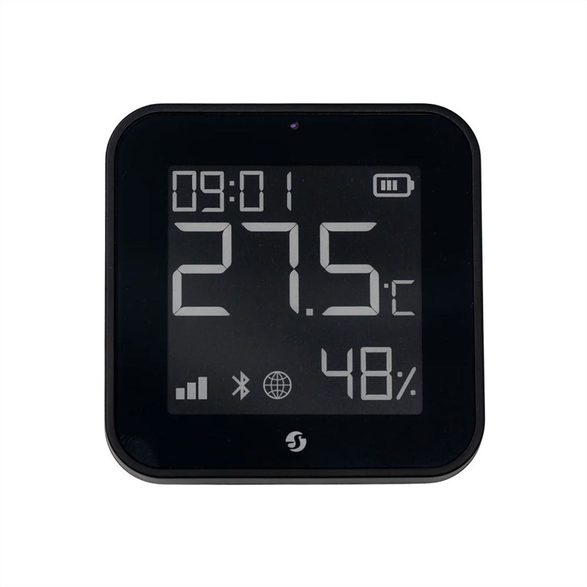 Shelly Affichage air et humidité Blu, Zigbee, noir