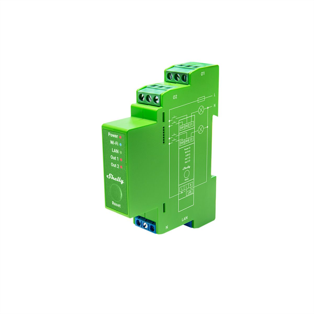 Shelly  Actionneur de dimaPro Dimmer 2PM
