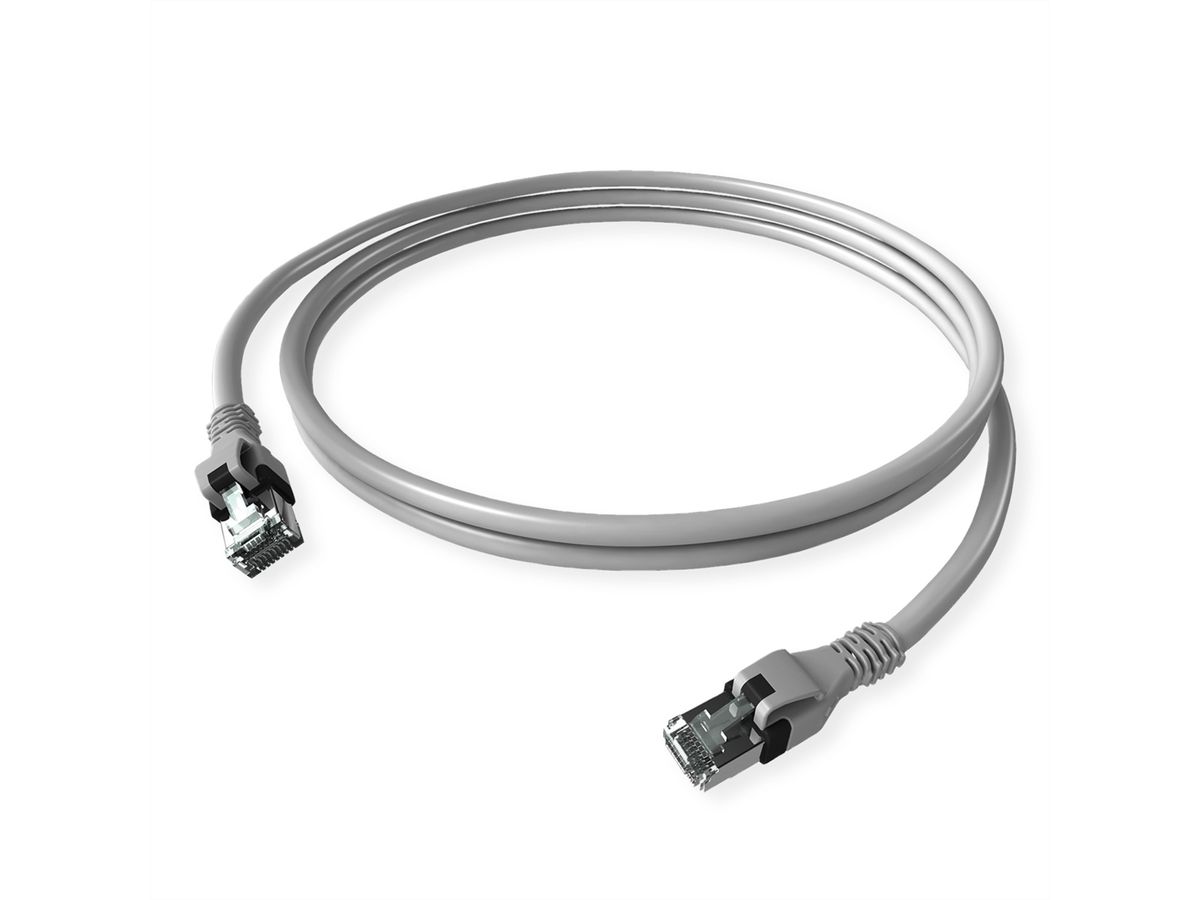 Cordon SaCon DualBoot PushPull IP20, Cat.6 (Classe E), gris, 5 m