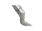 ROLINE Support double LCD, vérin à gaz, 5 articulations, fixation sur bureau, 17-23", jusqu'à 2x 9 kg, argent